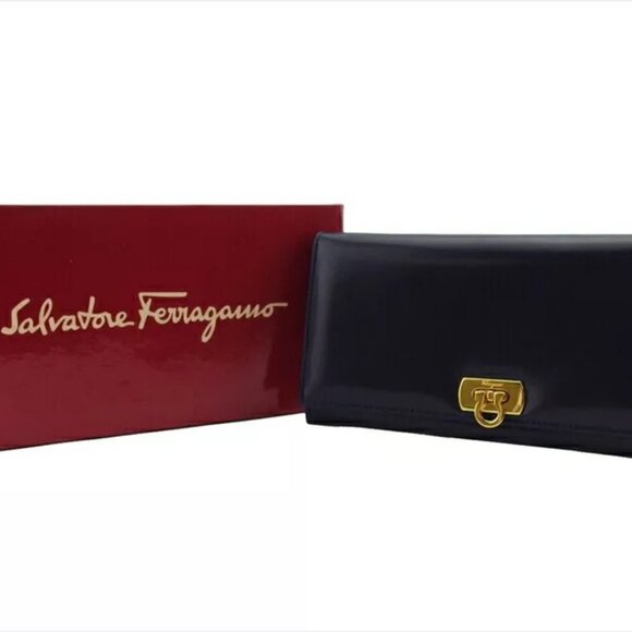 Salvatore Ferragamo Long wallet with long wallet USED - Picture 1 of 11